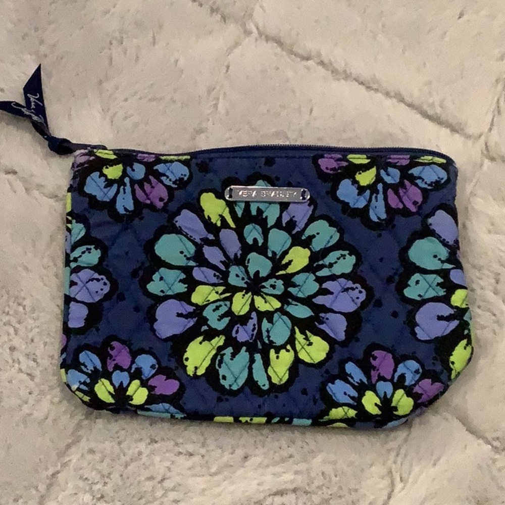 Vera Bradley lined make up bag
